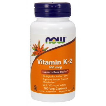 Now Vitamin K-2 100 mcg 120 vcaps