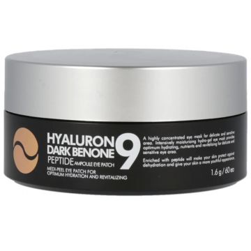 Plasturi pentru ochi Hyaluron Dark Benone Peptide 9, 60 bucati, Medi-Peel