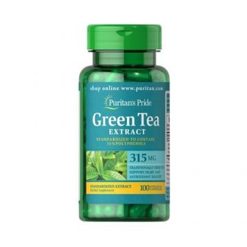 Puritan s Pride Green Tea Standardized Extract 315 mg 100 cps
