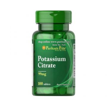 Puritan s Pride Potassium Citrate 99mg 100 tabs