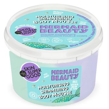 Spuma de corp hidratanta Fantasy Bar Mermaid Beauty Skin Super Good, 250ml, Organic Shop