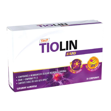 Tiolin Duo, 30 comprimate, Sun Wave Pharma