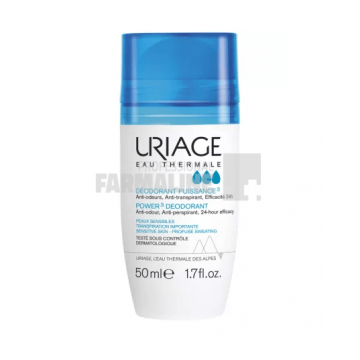 Uriage Deodorant roll-on antiperspirant 24 H Puissance 50 ml