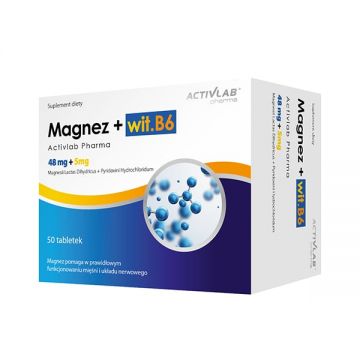 Activlab Pharma Magnez + vit. B6 50 cap