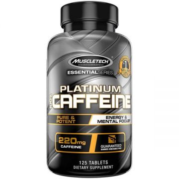 Muscletech Platinum 100% Caffeine 125 tab