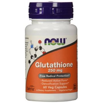Now Glutathione 250 mg 60 veg caps