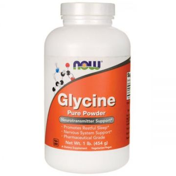 Now Glycine Pure Powder 454 g