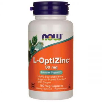 Now L-OptiZinc 30 mg 100 veg caps