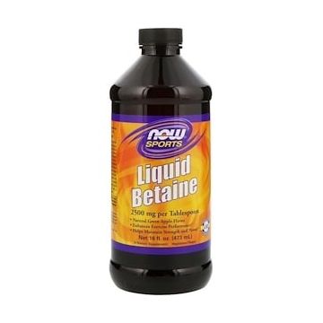 Now Liquid Betaine 2500 per Tablespoon 473 ml