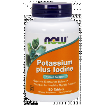 Now Potassium Plus Iodine 180 tab