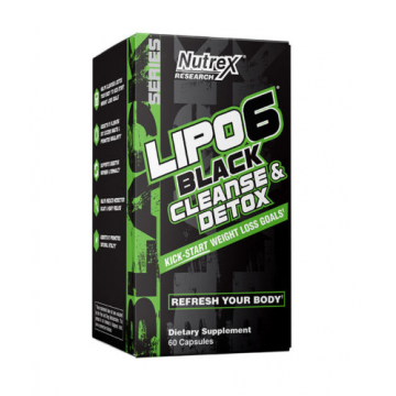 Nutrex Lipo 6 Black Cleanse Detox 60 caps