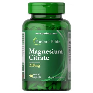 Puritan s Pride Magnesium Citrate 210 mg 90 caplets