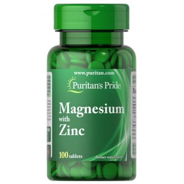 Puritan s Pride Magnesium with Zinc 100 tab