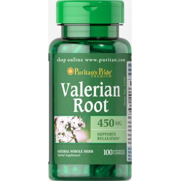 Puritan s Pride Valerian Root 450 mg 100 caps
