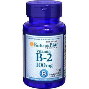 Puritan s Pride Vitamin B-2 100 mg 100 tab