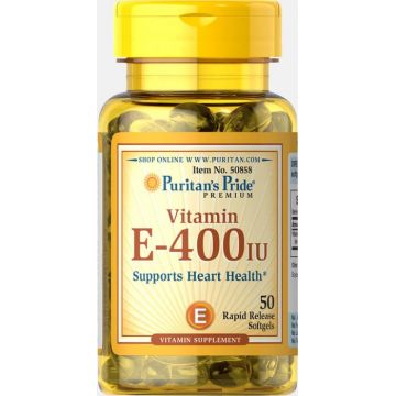 Puritan s Pride Vitamin E-180 mg (400 iU) 50 softgels