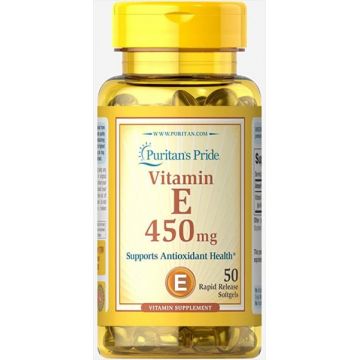 Puritan s Pride Vitamin E 450 mg (1000 IU) 50 softgels