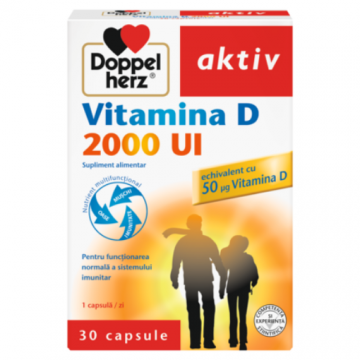 Doppelherz Aktiv Vitamina D 2000 UI - 30 capsule