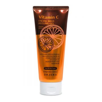 Gel exfoliant pentru ten Vitamin C Facial Mild Peeling, 180ml, Orjena