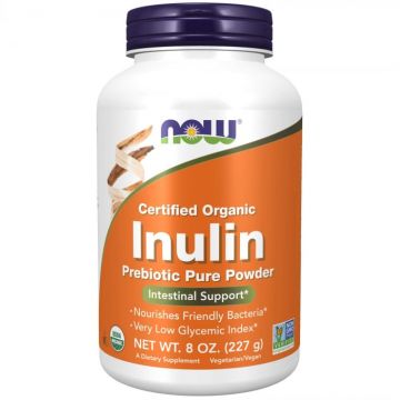 Now Organic Inulin Powder 227 g