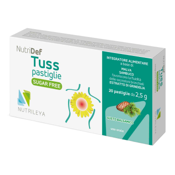 Nutridef Tuss cu extract de pin fara zahar, 20 pastile, Nutrileya