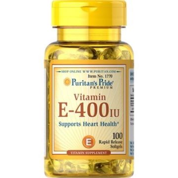 Puritan s Pride Vitamin E-180 mg (400 iU) 100 softgel