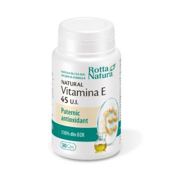 rotta natural vitamina e 45mg ctx30 cps