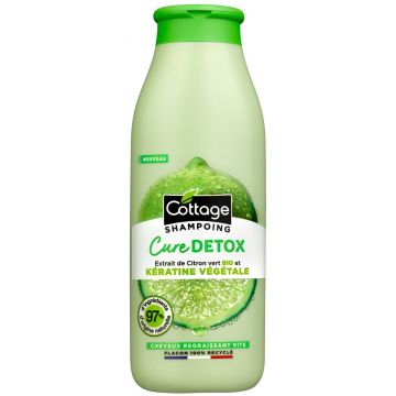 Sampon cu extract de lime si keratina Detox, 250ml, Cottage