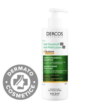 Sampon tratament anti-matreata uscata Dercos, 390ml, Vichy