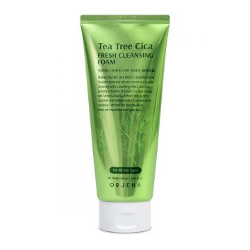 Spuma de curatare Tea Tree Cica Fresh Cleansing Foam, 180ml, Orjena