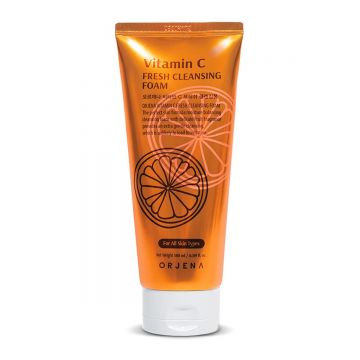 Spuma de curatare Vitamin C Fresh Cleansing Foam, 180ml, Orjena