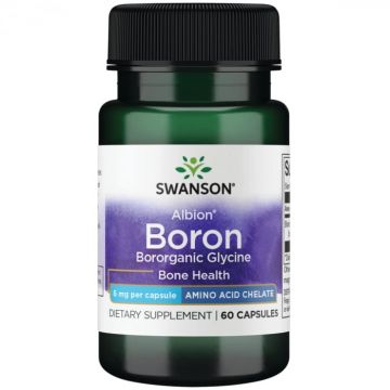 Swanson Albion Boron Bororganic Glycine 6mg 60 caps