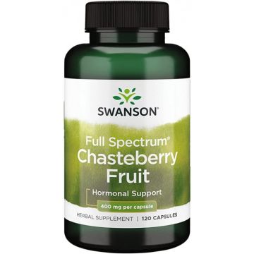 Swanson Full Spectrum Chasteberry Fruit 400mg 120 caps