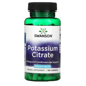Swanson Potassium Citrate 99mg 120 caps
