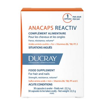 Anacaps Reactiv, Ducray, 30 capsule