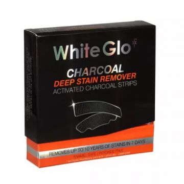 Benzi pentru albire Charcoal Deep Stain Remover, 7 bucati, White Glo