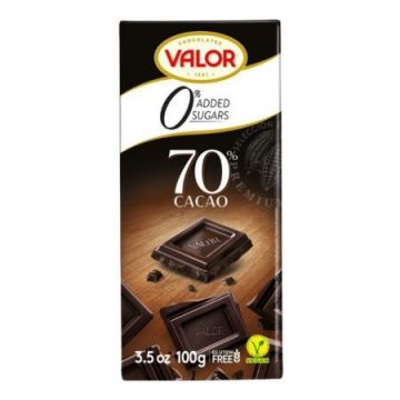 Ciocolata neagra cu 70% cacao, 100 g, Valor