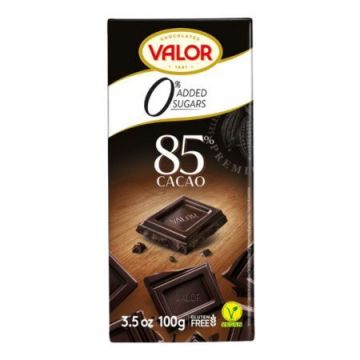 Ciocolata neagra cu 85% cacao, 100 g, Valor