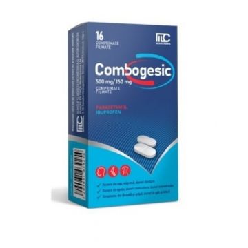Combogesic 500mg/150mg - 16 comprimate filmate