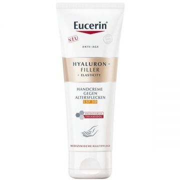 Crema de maini impotriva petelor pigmentare Hyaluron Filler + Elasticity Eucerin, 75 ml