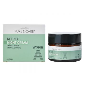 Crema de noapte cu retinol, 50ml, Puca Pure&Care