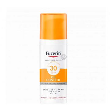 Crema gel cu efect de control al sebumului SPF 30+ Sun Protection Eucerin, 50 ml