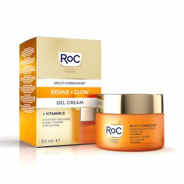 Crema - gel cu Vitamina C Multi Correxion Revive + Glow ROC, 50 ml