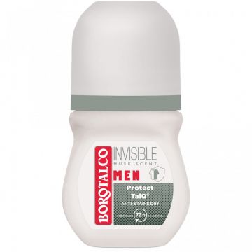 Deodorant Roll-on Borotalco Men Invisible, 50 ml (Gramaj: 40 ml)