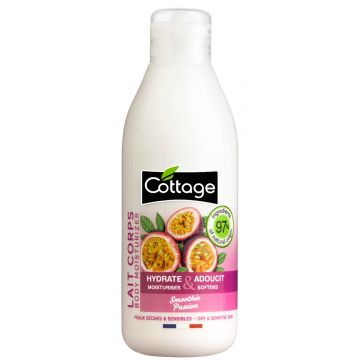 Lapte de corp hidratant cu aroma de fructul pasiunii, 200ml, Cottage