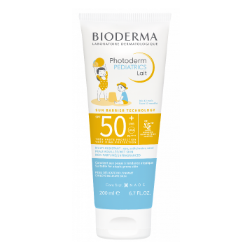 Lapte protectie solara pentru copii Photoderm Pediatrics, SPF50+, 200 ml, Bioderma