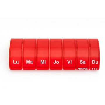 Organizator saptamanal pentru medicamente, 1 bucata, Anabox