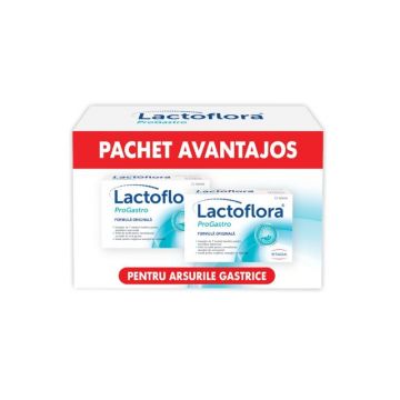 Pachet Lactoflora ProGastro, 10 + 10 tablete, Stada