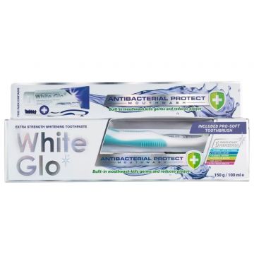 Pasta de dinti cu periuta Antibacterial Protect, 100ml, White Glo