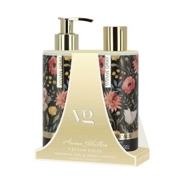 Set cadou Lotiune de corp, Vivian Gray Botanicals, Unisex, 250 ml + Gel de dus 250 ml